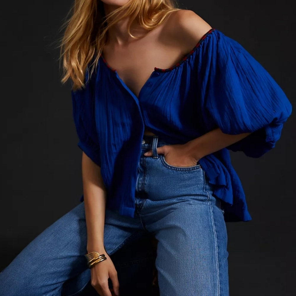 Sundry embroidered blouse.